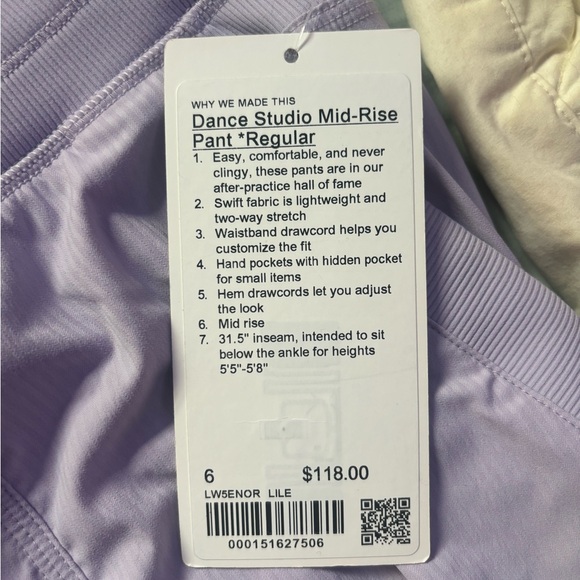 Dance studio mid-rise pant - Picture 3 of 5